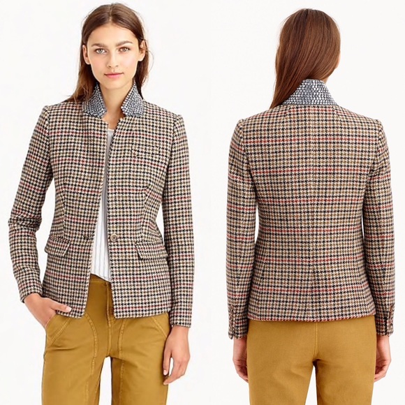 J. Crew Jackets & Blazers - J Crew Regent Blazer with Beaded Collar